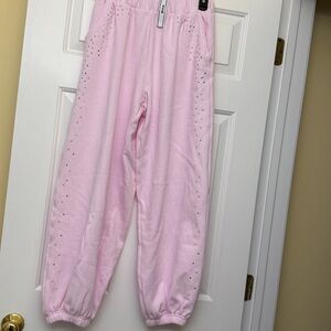 PINK baggy women’s sweatpants